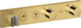 Hansgrohe Axor ShowerSolutions Thermostatmodul Select 460/90 Unterputz für 2 Verbraucher polished gold optic