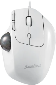 Perixx PERIMICE-520 Ergonomic Trackball Mouse, weiß, USB-A