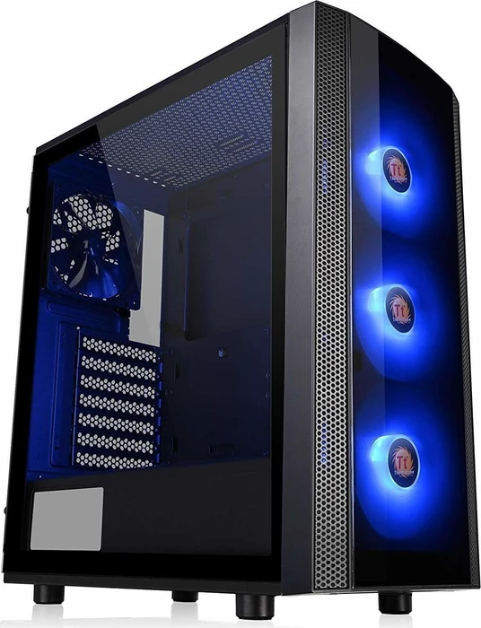 Thermaltake Versa J25 TG RGB, schwarz, Glasfenster