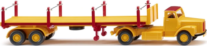 Wiking Rungensattelzug Scania signalgelb/karminrot