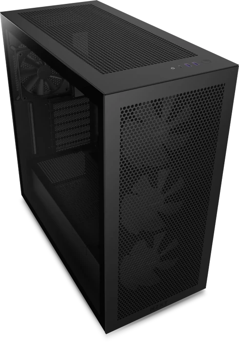 NZXT H7 Flow RGB Black, schwarz, Glasfenster