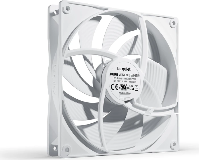 be quiet! Pure Wings 3 PWM High-Speed White, 140mm