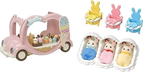 Epoch Sylvanian Families - Möbel-Sets - Erstausstattung für Drillinge