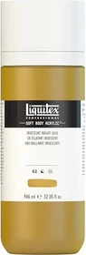 Liquitex Professional Soft Body Acrylic iridescent bright gold, 946ml