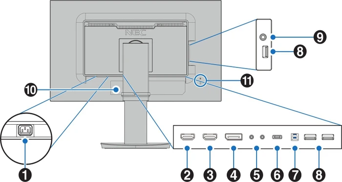 NEC MultiSync EA271U-BK, schwarz, 27"