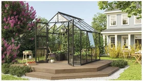 Vitavia Olymp 6700 ESG 3mm Gewächshaus schwarz