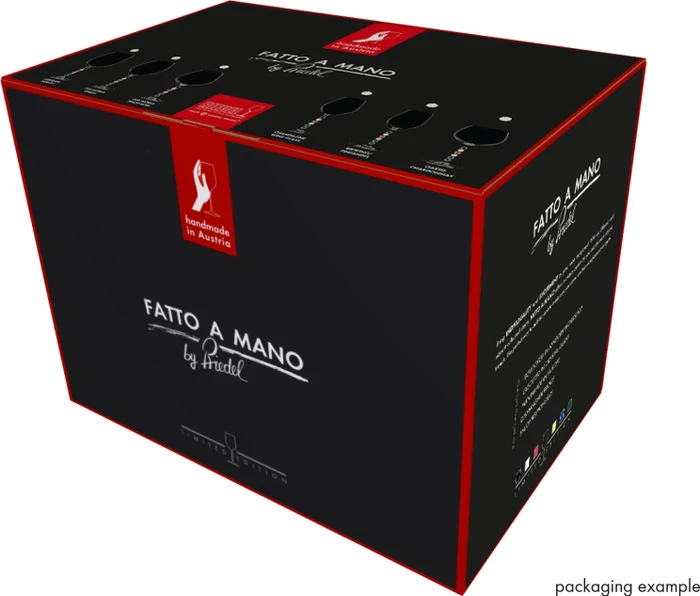 Riedel Fatto A Mano Cabernet/Merlot Gift Glas rosa, 6 Stück