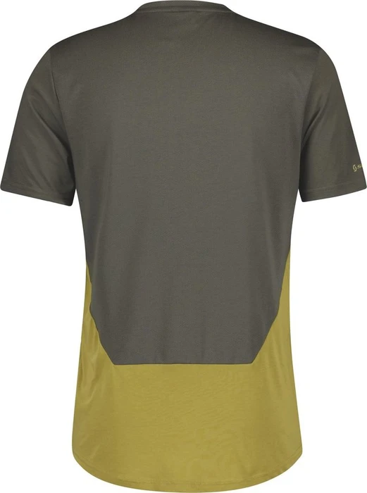 Scott Trail Flow Dri Trikot kurzarm dark grey/mud green (Herren)