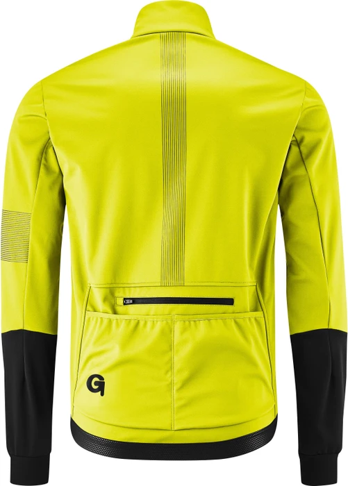 Gonso Valaff Fahrradjacke safety yellow/black