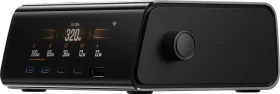 EcoFlow Rapid Pro Desktop Charger 5 Ports GaN 320W schwarz/silber