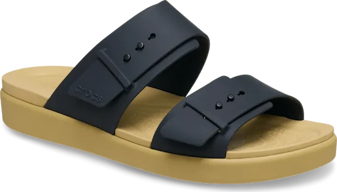 Crocs Brooklyn Buckle Low black/tan (Damen)