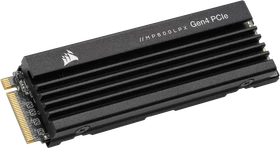 Corsair Force Series MP600 Pro LPX Black 2TB, M.2 2280 / M-Key / PCIe 4.0 x4, Kühlkörper