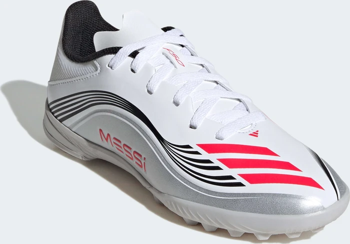 adidas F50 League Messi TF cloud white/lucid red/silver metallic (Junior)