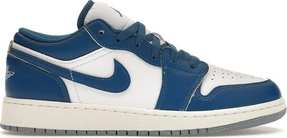 Nike Air Jordan 1 Low SE white/blue grey/sail/industrial blue (Junior)
