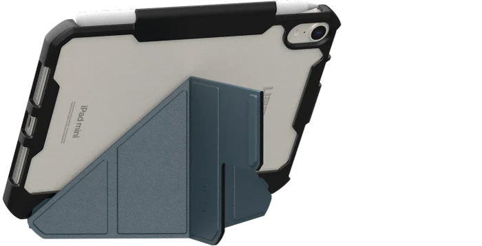 UAG Essential Armor Folio Case für iPad mini 7 (A17 Pro), Cloud Blue