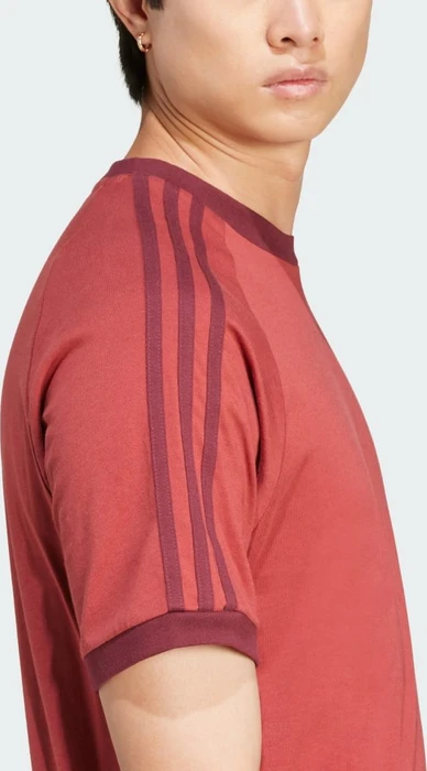 adidas Adicolor Classics 3-Streifen T-Shirt kurzarm preloved ruby (Herren)