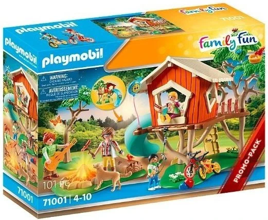 playmobil Family Fun Abenteuer-Baumhaus mit Rutsche