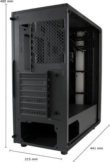 LC-Power Gaming 994B Vitreous, Glasfenster