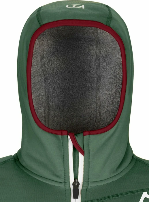 Ortovox Fleece Plus Hoody Funktionsjacke green forest (Damen)