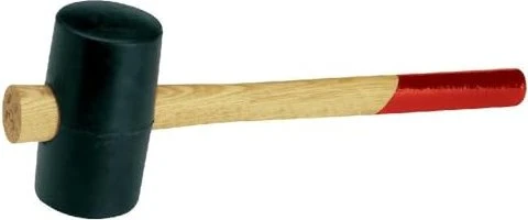 Fortis Gummihammer, 11.3cm schwarz