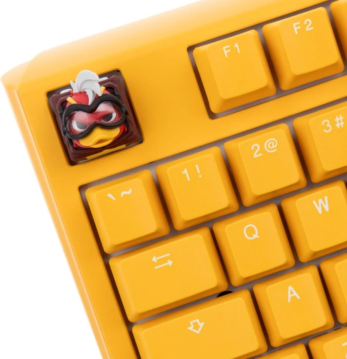 Ducky x Hot Keys Project Ducky League Keycap Super Hero - Rocket, Kunstharz (Resin), gelb/rot, 1 Taste