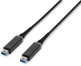 Corning Thunderbolt Optical Cable, schwarz, 5.5m (verschiedene Markenbezeichnungen) (AOC-MMS4CVP5-5M20)