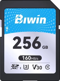Biwin SD160 R160/W120 256GB, UHS-I U3, Class 10