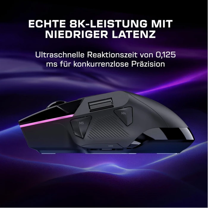 Turtle Beach Command Series MC5 Wireless Gaming Mouse, schwarz, USB/Bluetooth