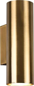 Trio Marley Wandleuchte 2-flammig altmessing