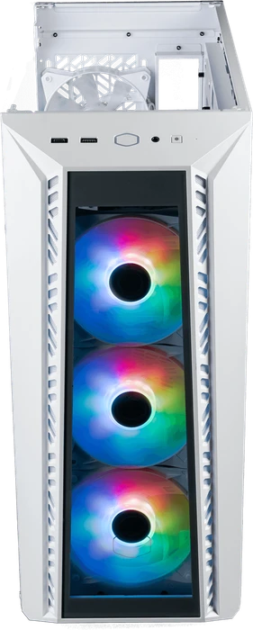 Cooler Master MasterBox 520, weiß, Glasfenster