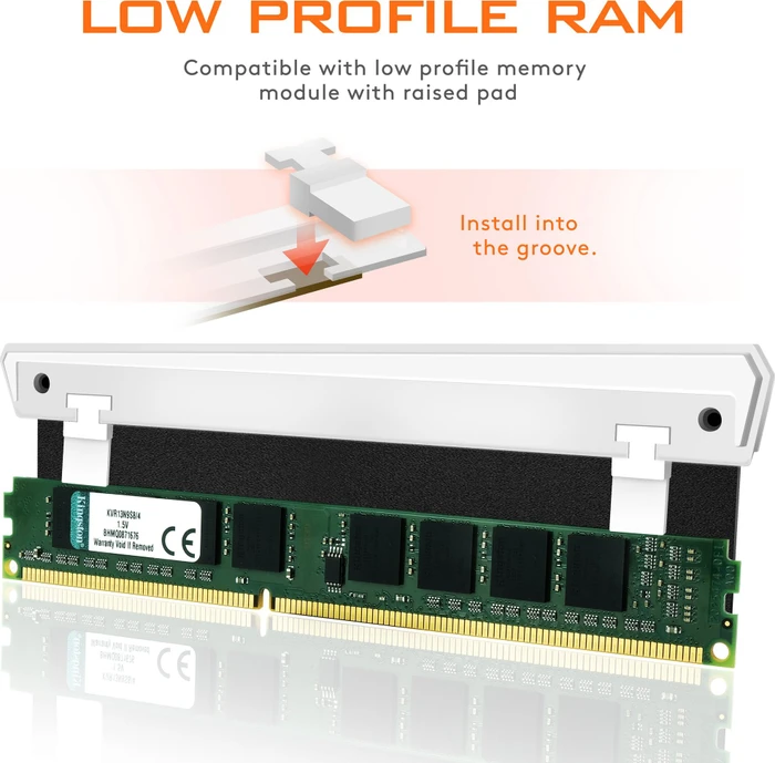 EZDIY-FAB ARGB RAM-Kühler, weiß