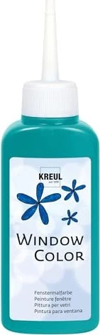 Kreul Window Color Glasmalfarbe, türkis, 80ml