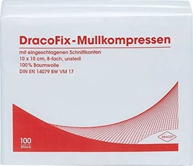 Dr. Ausbüttel DracoFix OP-Kompressen unsteril 12-fach, 10 x 10cm, 100 Stück
