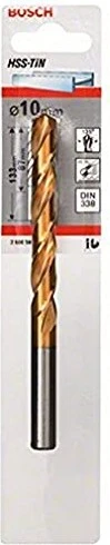 Bosch Professional HSS-TiN Spiralbohrer, 10x87x133mm, 1 Stück