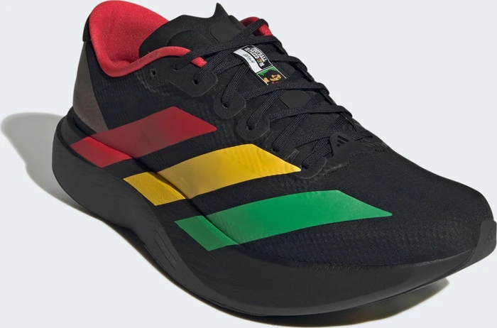 adidas Adizero Evo SL core black/vivid green/bold gold (Herren)