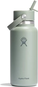 Hydro Flask Wide Mouth Flex Straw Cap Isolierflasche 946ml agave