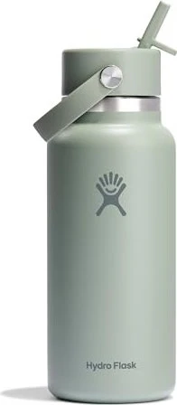 Hydro Flask Wide Mouth Flex Straw Cap Isolierflasche 946ml agave