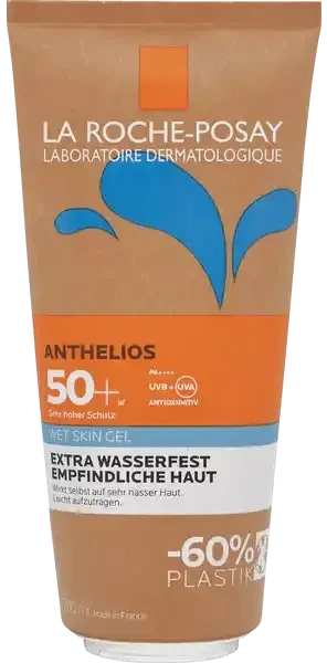 La Roche-Posay Anthelios Wet Skin Sonnengel empfindliche Haut LSF50+, 200ml