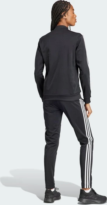 adidas Essentials 3-Streifen Trainingsanzug schwarz/weiß (Damen)