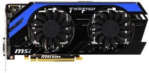 MSI Radeon HD 7870 GHz Edition, R7870 Hawk, 2GB GDDR5, DVI, HDMI, 2x mDP