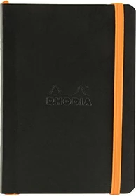 Rhodia Rhodiarama Notizbuch, A6, punktiert, Softcover, schwarz, 72 Blatt