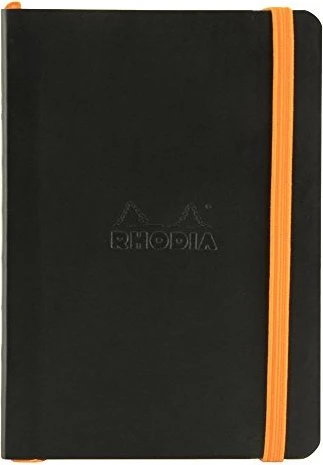 Rhodia Rhodiarama Notizbuch, A6, punktiert, Softcover, schwarz, 72 Blatt