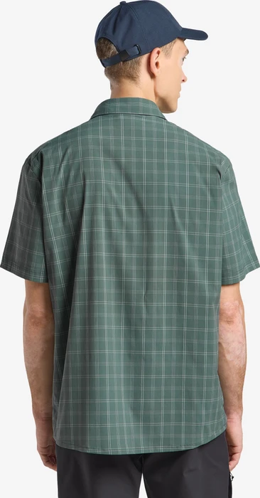 Jack Wolfskin Norbo Hemd kurzarm hedge green checks (Herren)