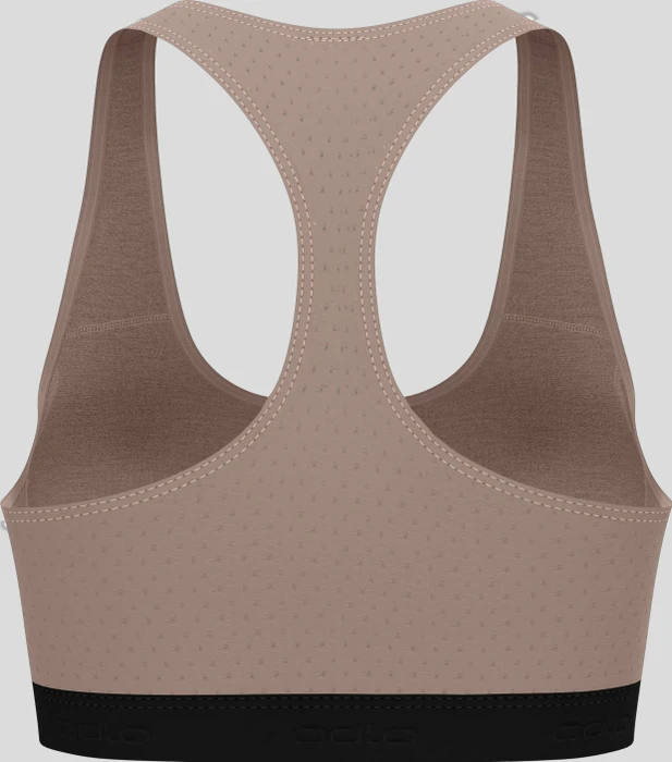 Odlo Ascent Performance Wool Medium Sport-BH cinder/black (Damen)