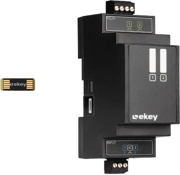 ekey home Controller-Erweiterungsmodul REG 2 Relais/Eingänge, 2TE REG, Schaltaktor