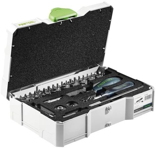 Festool CE RA-Set Bitset/Steckschlüsselsatz inkl. Systainer, 37-tlg.