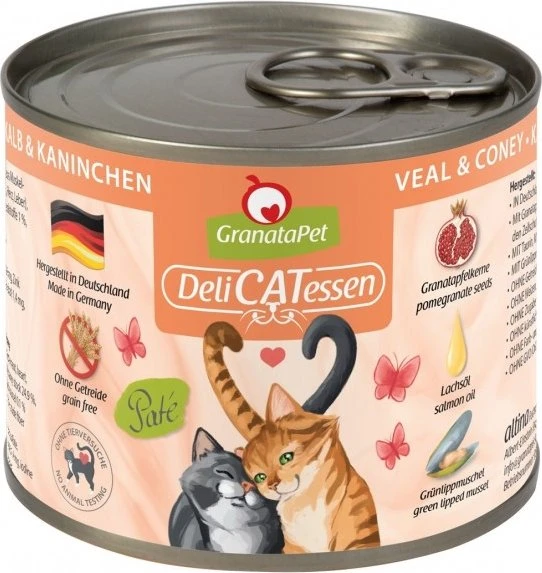 GranataPet Kalb und Kaninchen, 1.20kg (6x 200g)