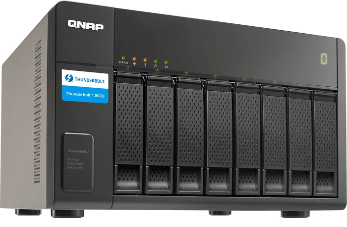 QNAP TX-800P, Thunderbolt 2 / Mini DisplayPort 1.2
