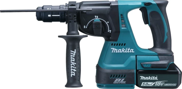 Makita DHR243RTJ Akku-Bohr-/Meißelhammer inkl. MAKPAC + 2 Akkus 5.0Ah