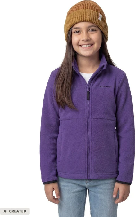 Vaude Pulex II Fleece Funktionsjacke deep plum (Junior)